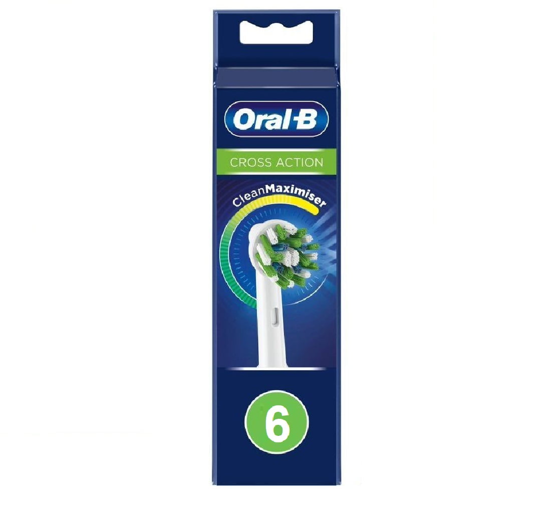 Cross Action Toothbrush Replacement Refills, 6 ct