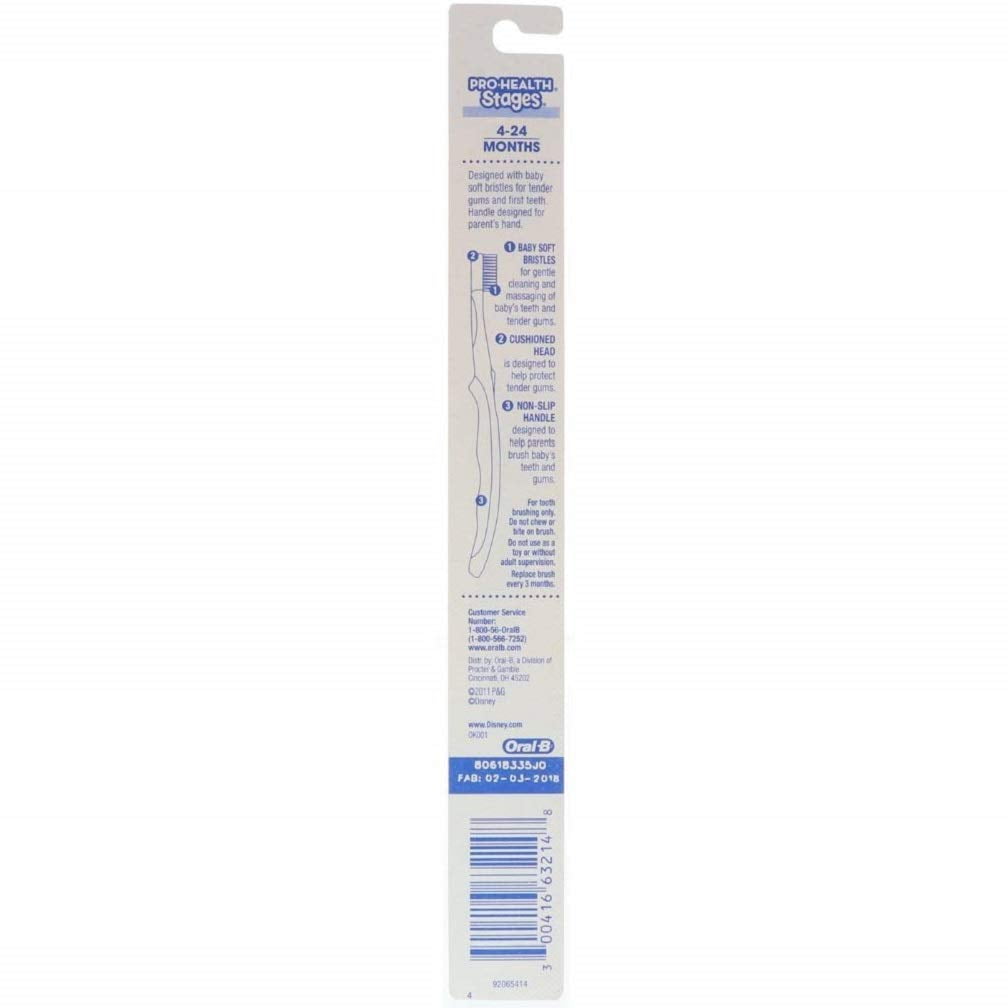 Pro-Health Kids Stages Winnie the Pooh Baby Toothbrush, Soft