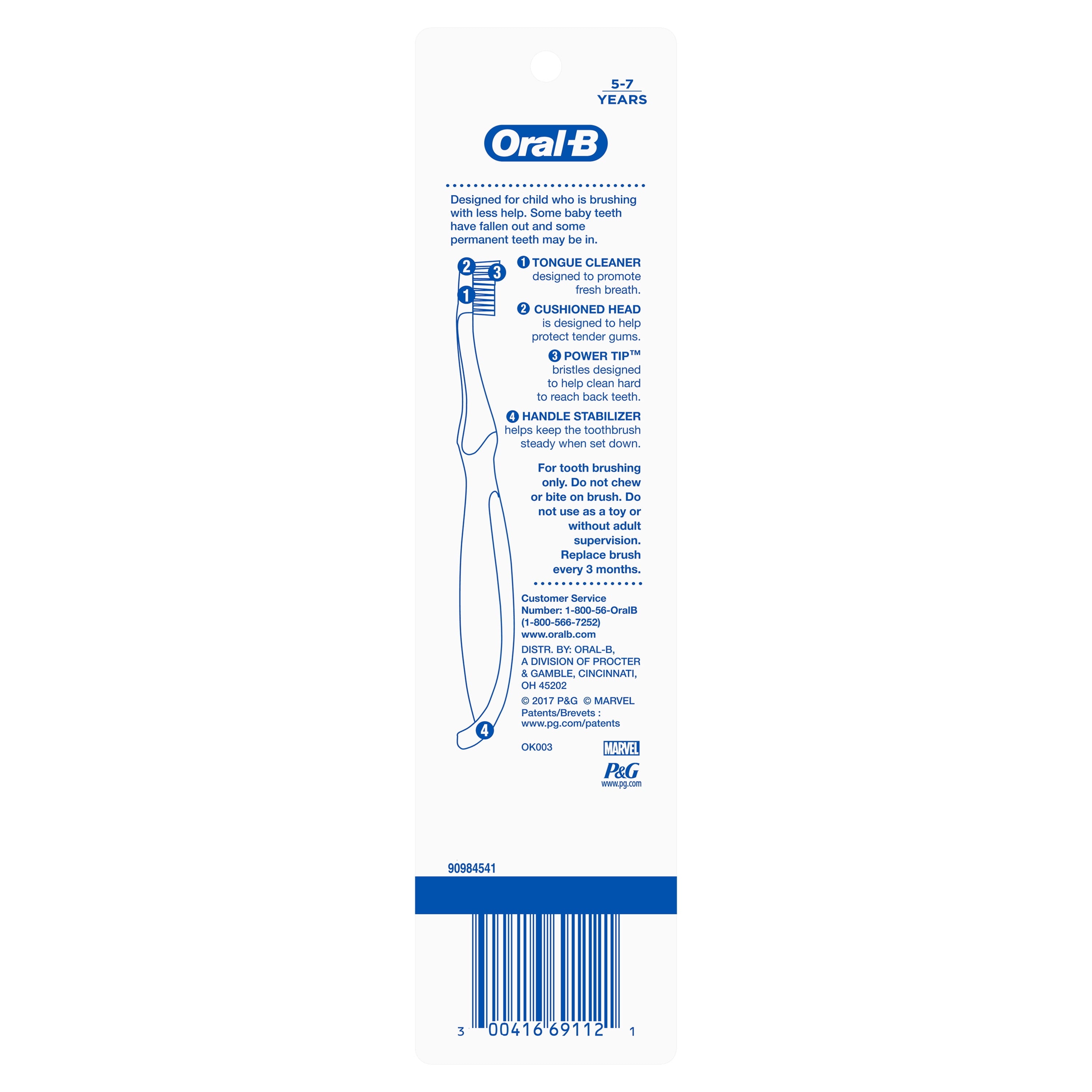Manual Toothbrush featuring Avengers, 2 count