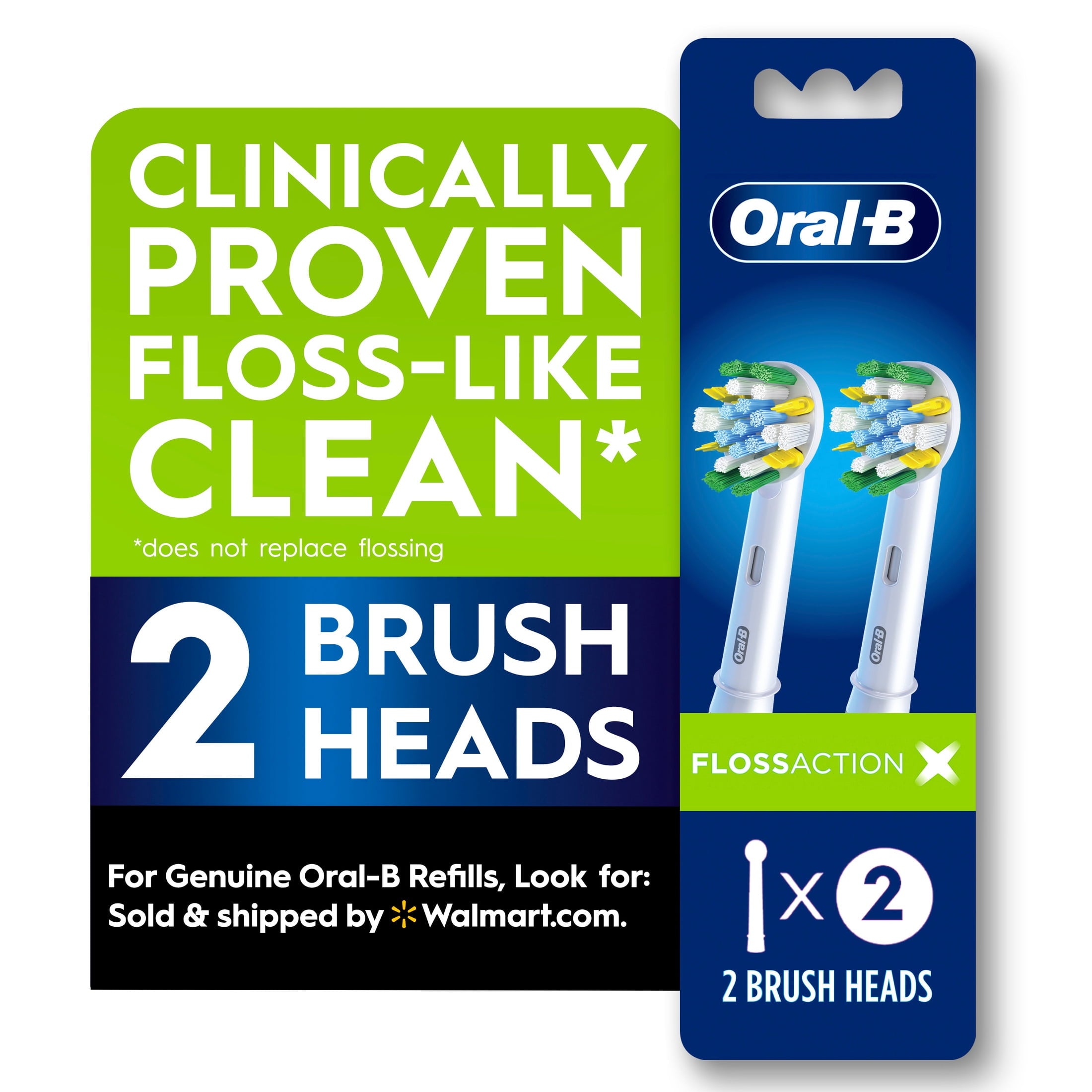 Pro 500 Precision Clean Rechargeable Toothbrush, 3 FlossAction Refills