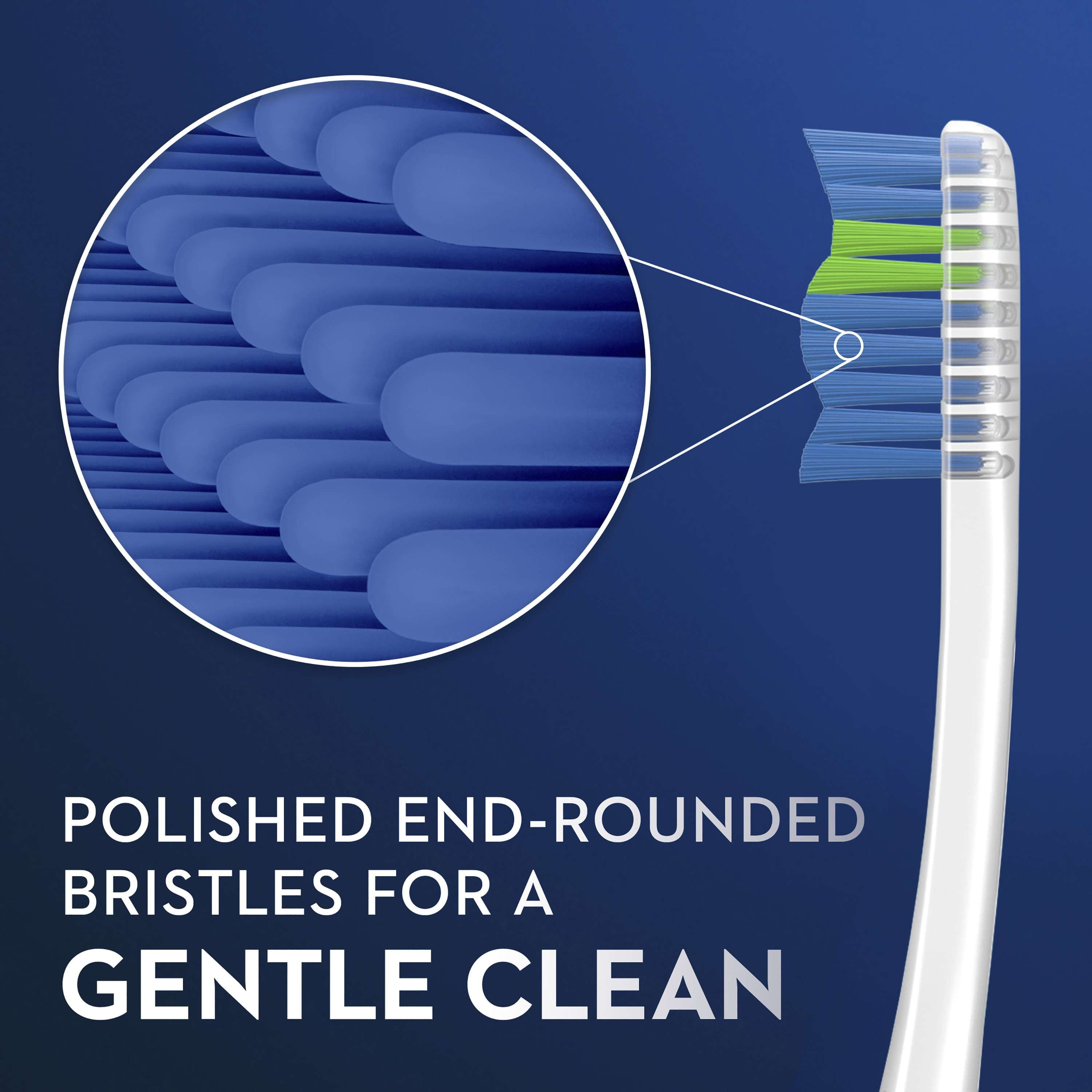 Indicator Contour Clean Toothbrushes, Soft Bristles, 4 Count