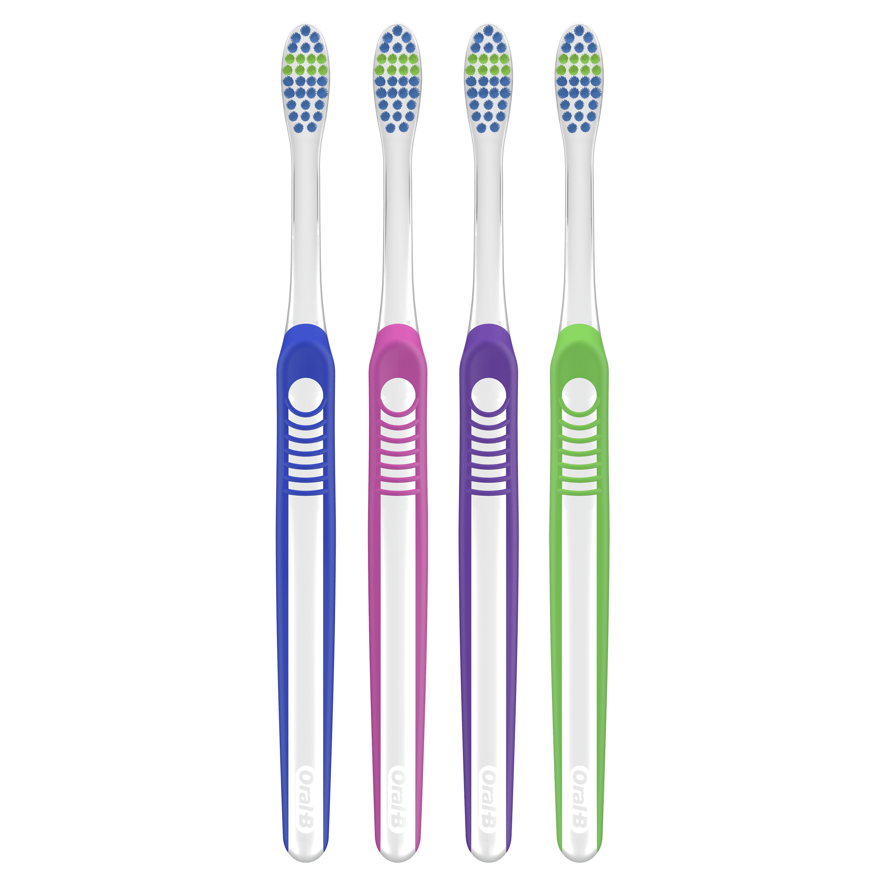 Indicator Color Collection Manual Toothbrush, Medium, 4 Count, for and Children 3+