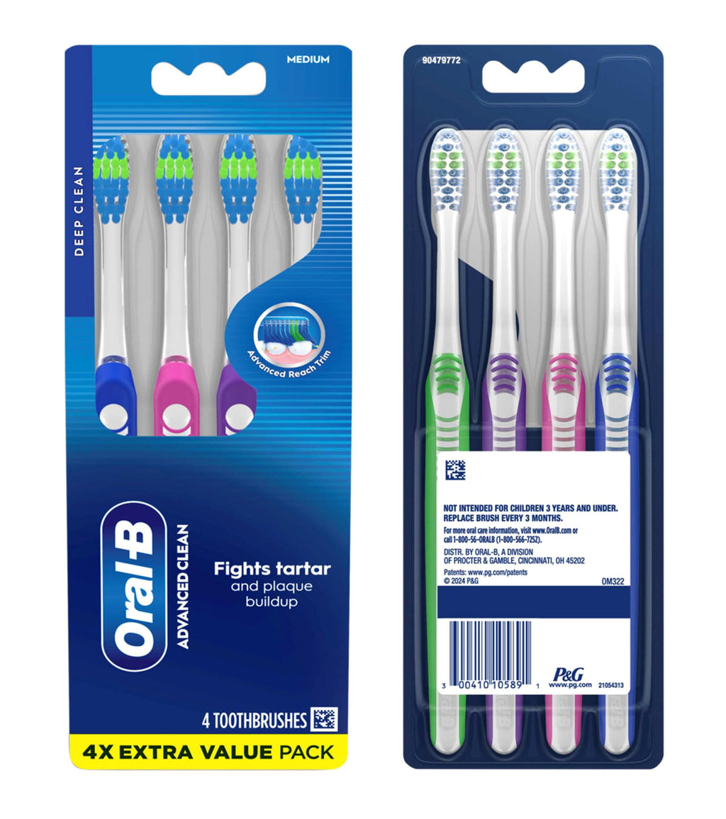 Toothbrush Indicator Color Collection Medium 4-Pack (Pack of 3)