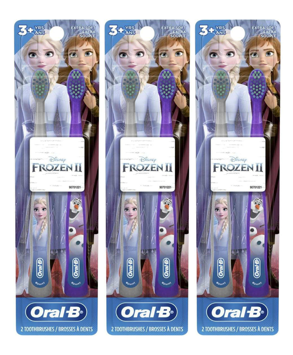 Toothbrush Kids Frozen Ii Extra Soft 2 Pack (Pack of 3)