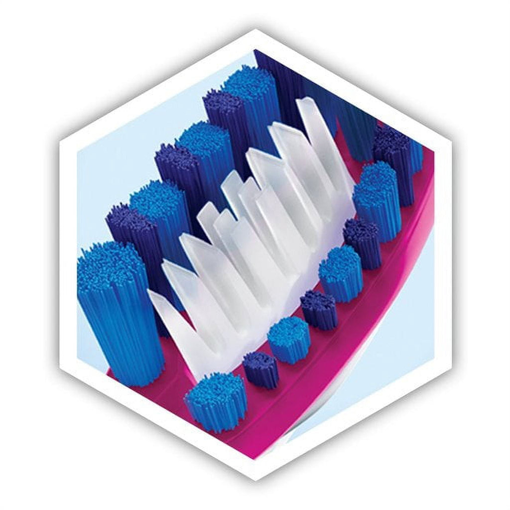 3D White Luxe Pro Flex 38 Medium Toothbrush - European Version NOT North American Variety - Imported from United Kingdom by - SOLD AS A 2 PACK