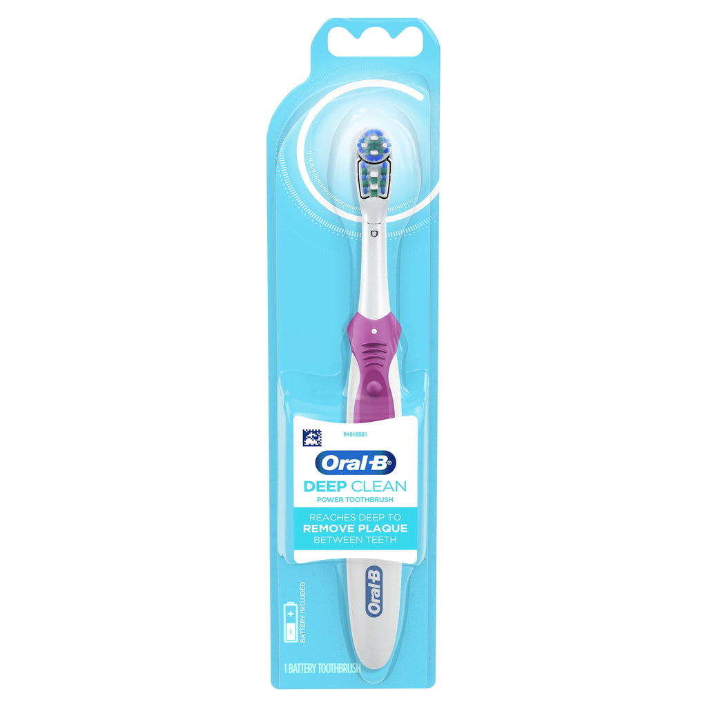Toothbrush, Complete Battery Powered Electric Toothbrush, 1 Count, Full Head, for and Children 3+