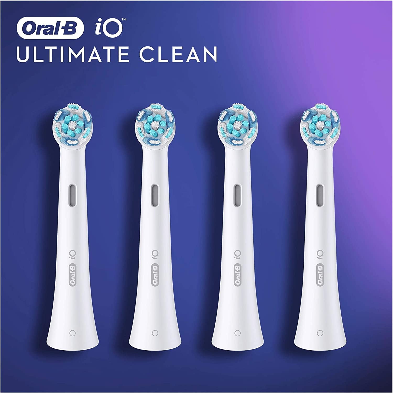 iO Ultimate Cleaning Electric Toothbrush Heads - 4 Heads