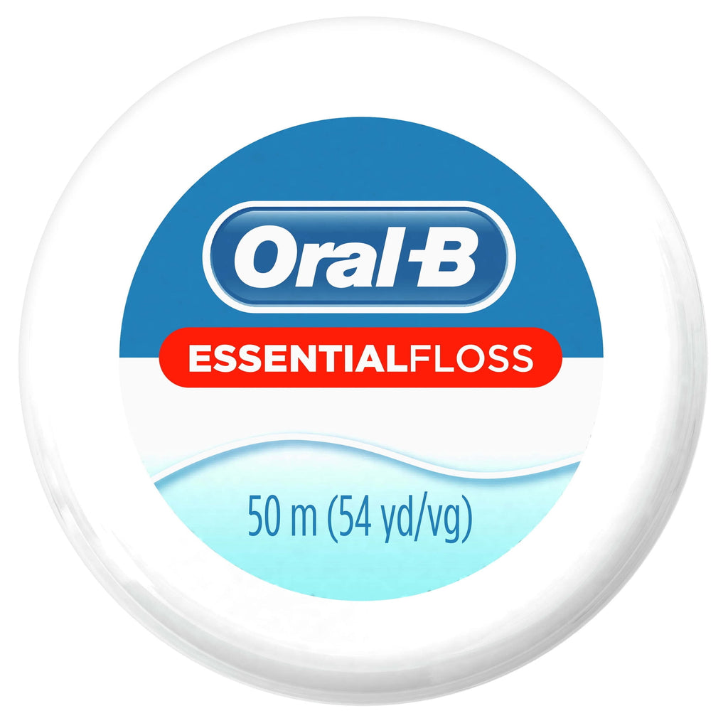 Floss, Essential Floss Mint Waxed Dental Floss, Cavity Defense, 50 m