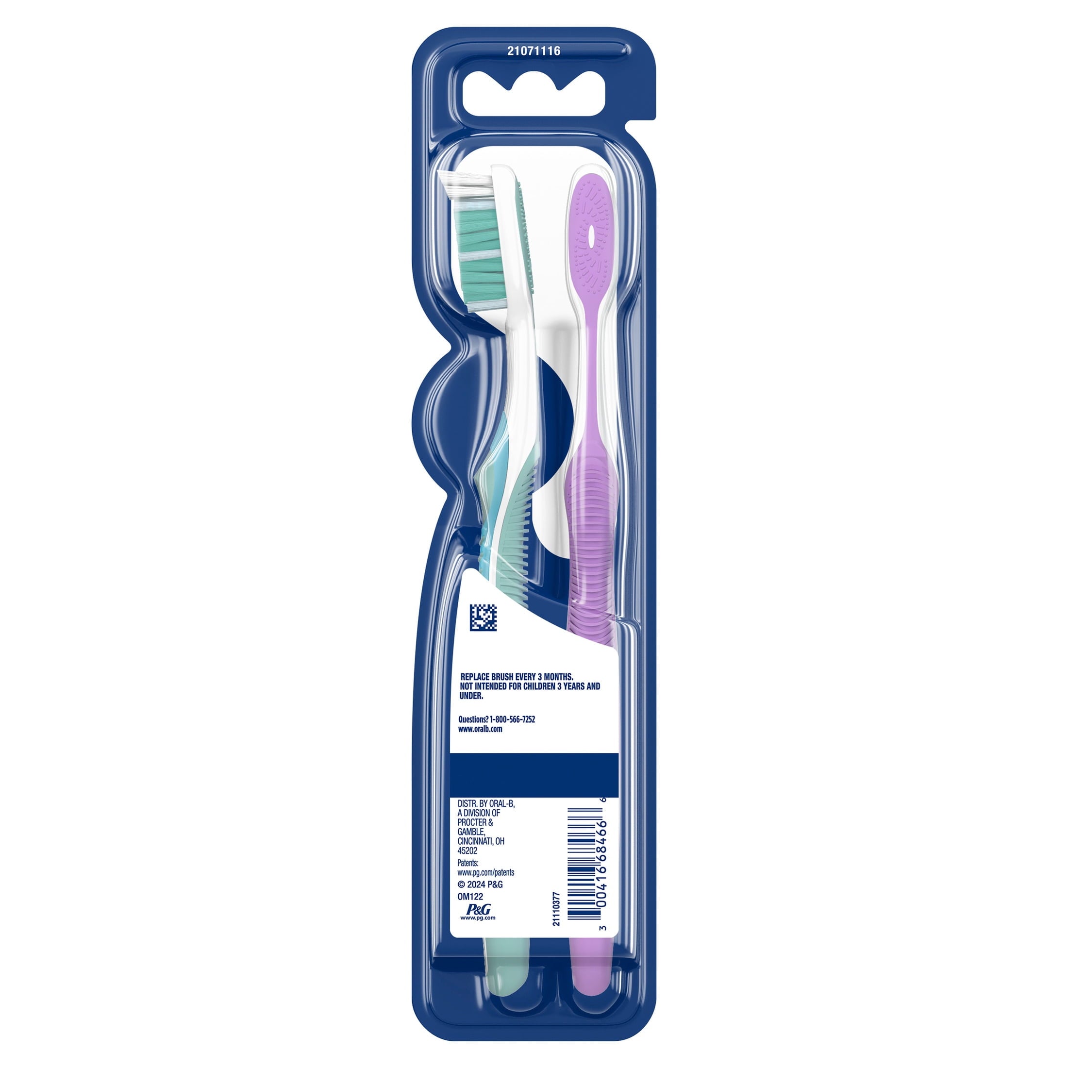Toothbrush, Advanced Whitening Manual, Soft, 2 Count