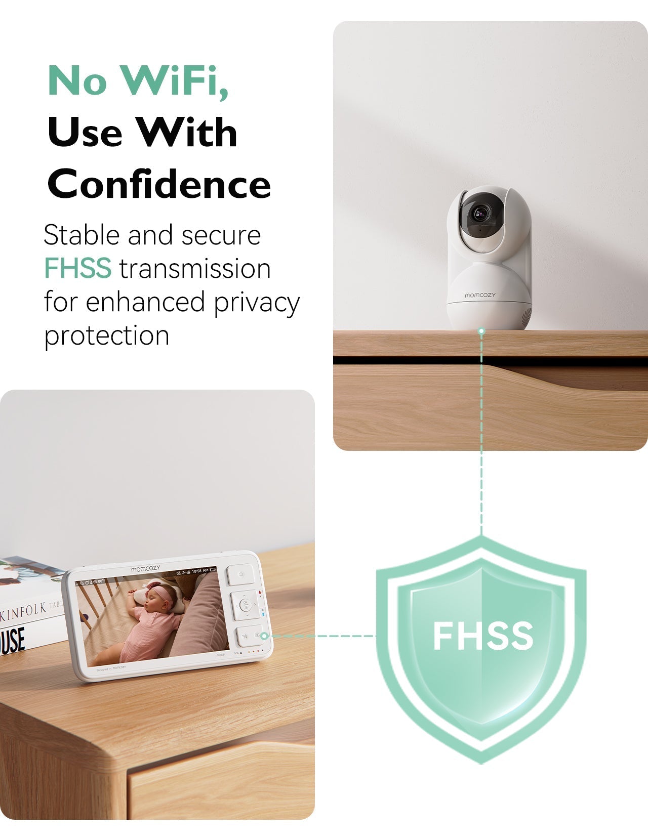 1080p Full HD Camera for Video Baby Monitor BM03