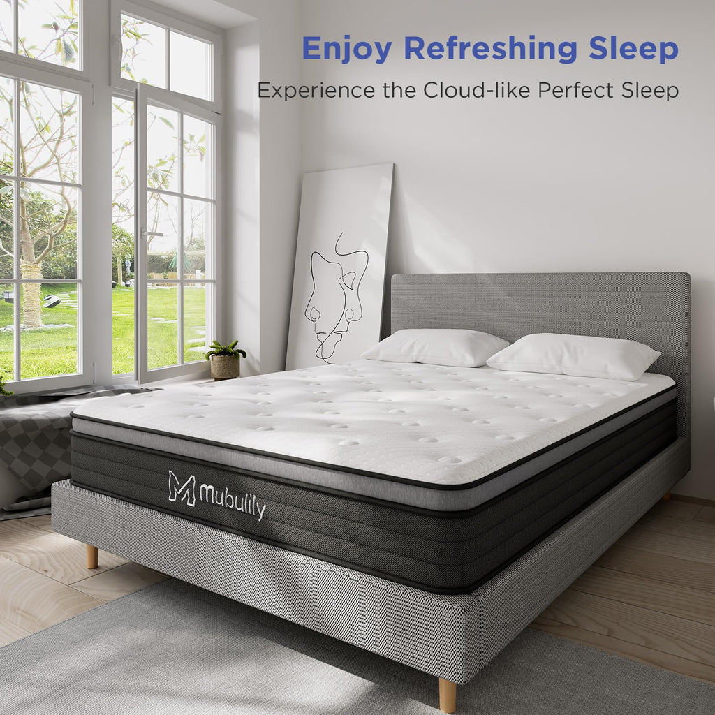 10 Inch Hybrid Mattress in a Box with Gel Memory Foam