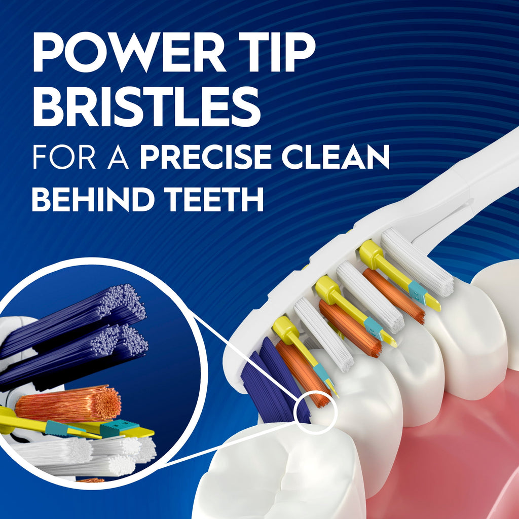 Toothbrush Pack, Expert Clean Pulsar Battery Powered Toothbrush, Medium, 2 Count