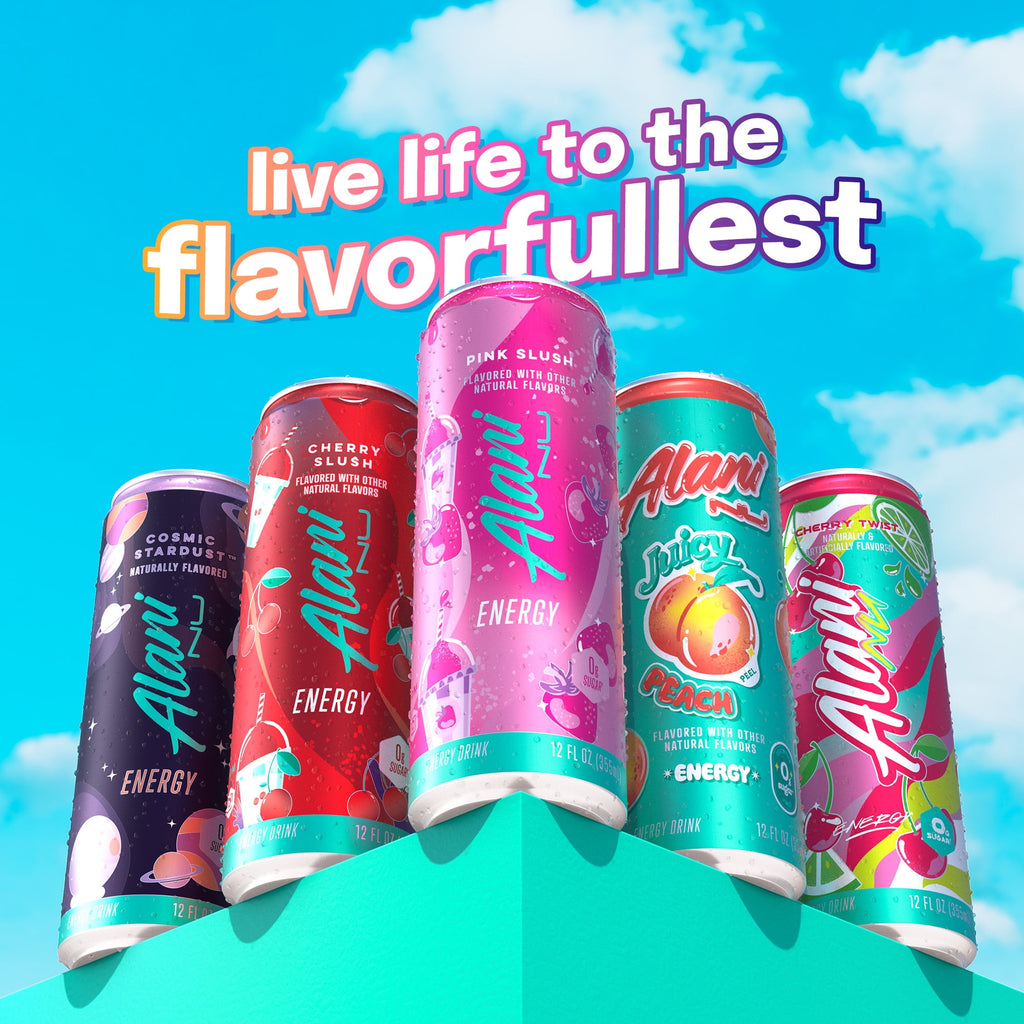 Sugar Free Energy Drink, Pink Slush, 12 fl oz, 12 Pack, Cans, 200mg Caffeine