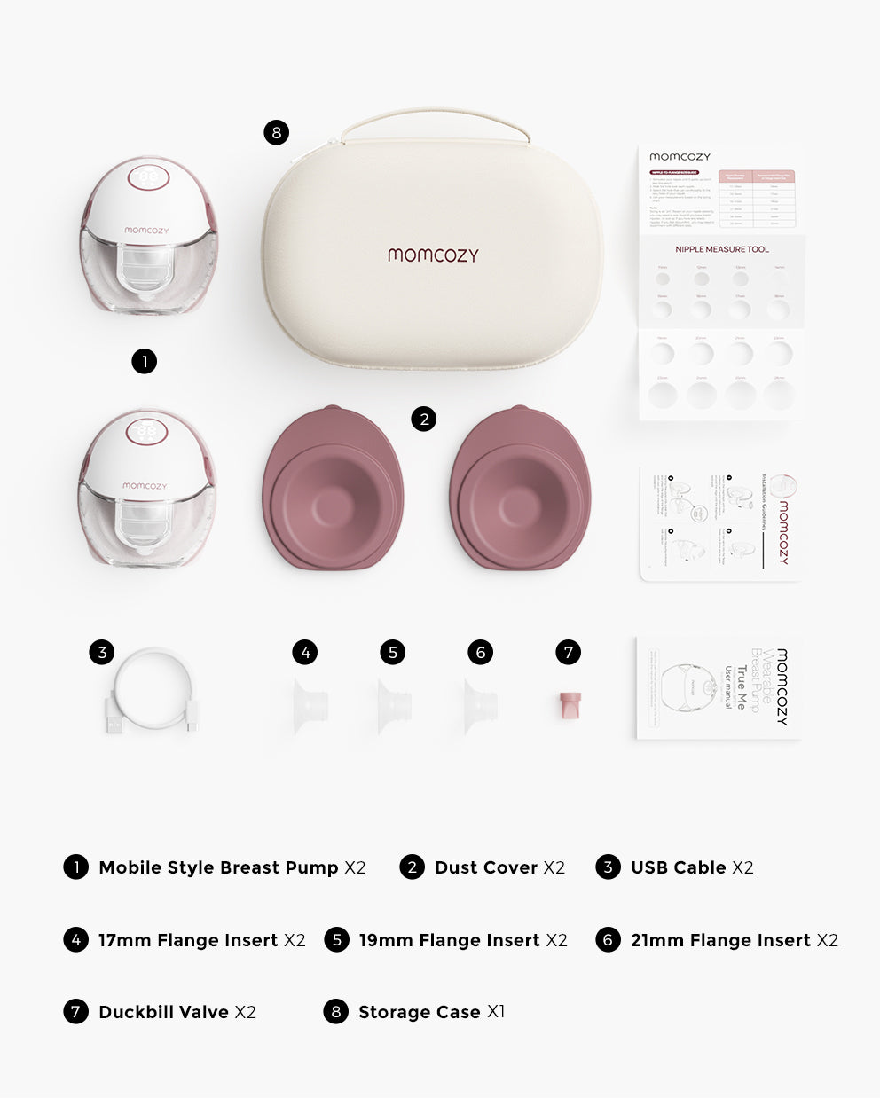 M6 Bra Bundle: M6 Hands-free Breast Pump and Nursing Bra-YN21