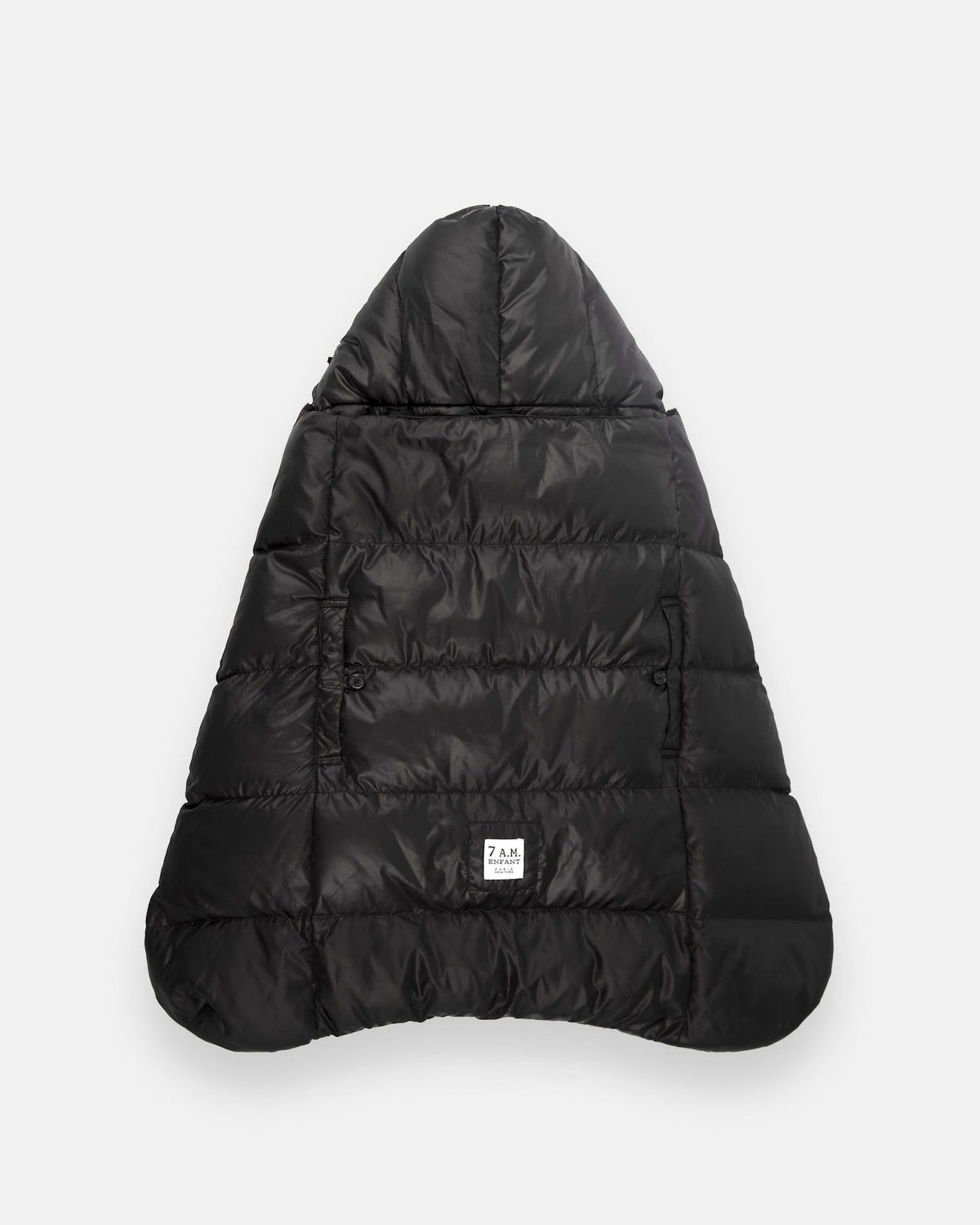 7AM Enfant Heavyweight, K-Poncho Black Plush