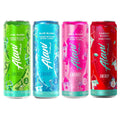 Slush Energy Drink 12‑Can Variety Pack – Lime, Blue, Pink &amp; Cherry – 12 fl oz Cans