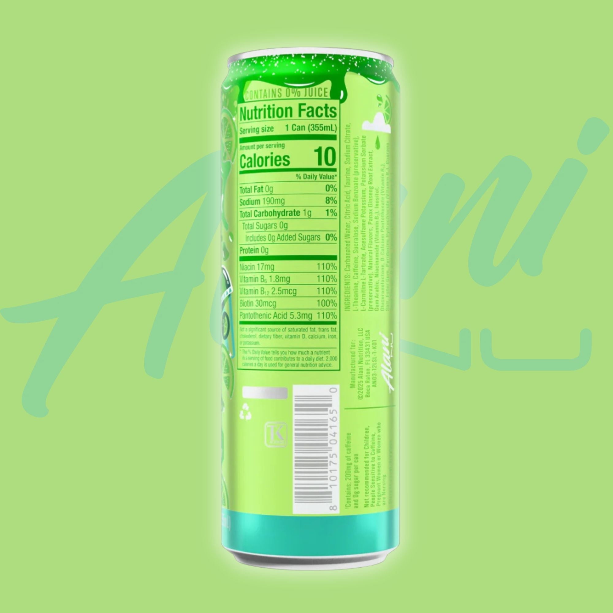Slush Energy Drink 12‑Can Variety Pack – Lime, Blue, Pink &amp; Cherry – 12 fl oz Cans