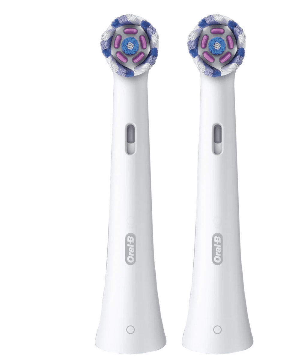 IO Ultimate White Electric Toothbrush Replacement Head. 2 pack