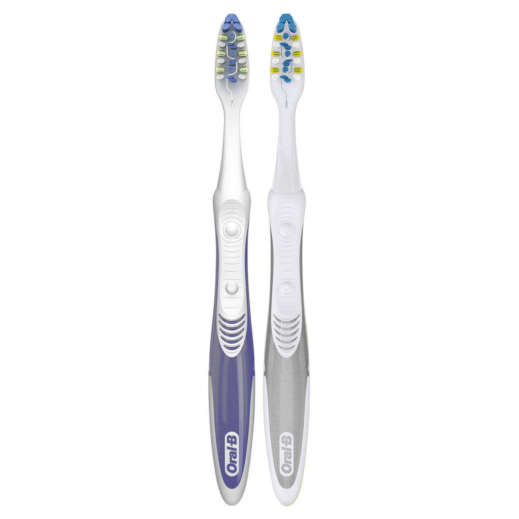 Battery Electric Toothbrush, Medium, 2 Ct