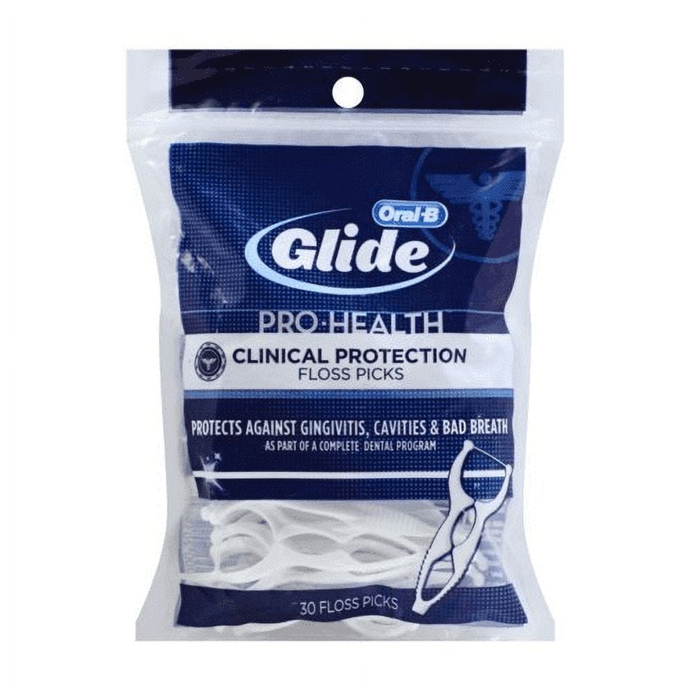 Glide Pro-Health Advanced Dental Floss Picks, 30 Count