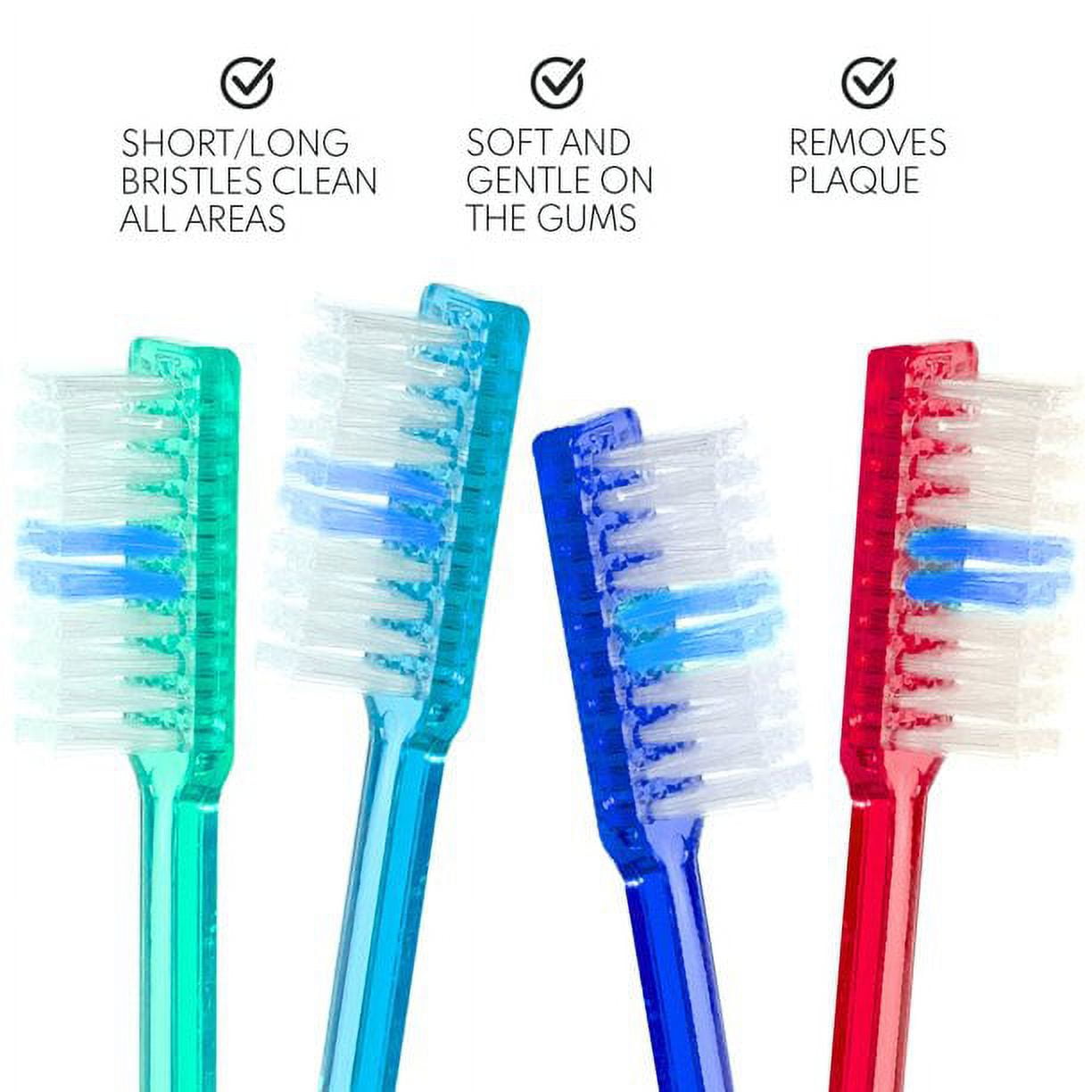 Max Family Pack Multicolored Toothbrushes With Travel Covers -12 pack