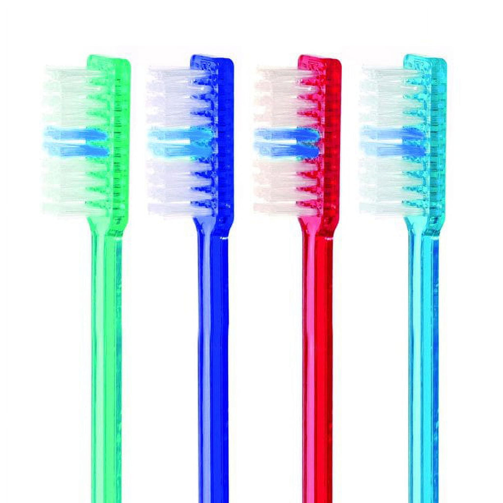 Max Family Pack Multicolored Toothbrushes With Travel Covers -12 pack