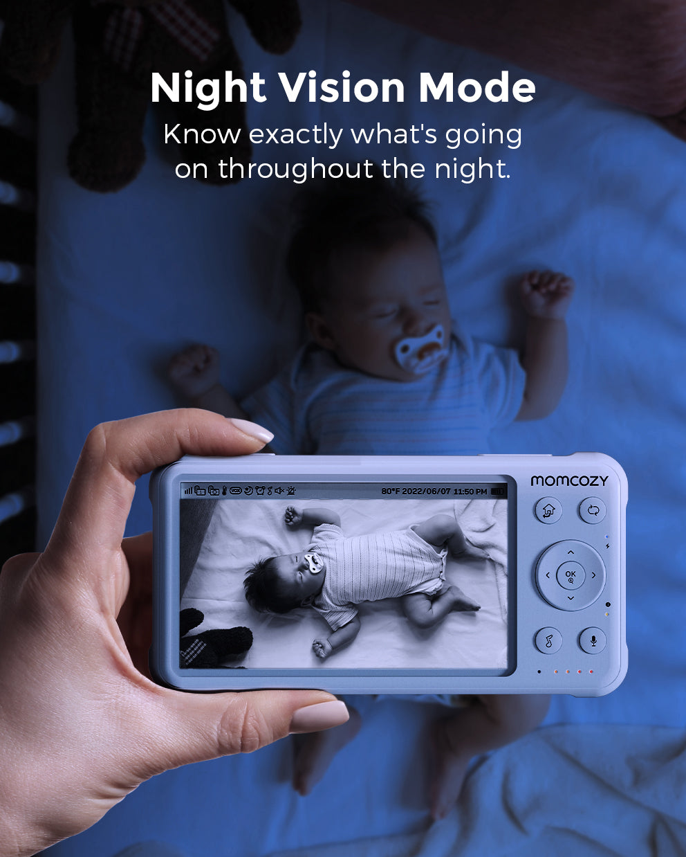 Baby Care Bundle: Smart Baby Sound Machine and One Baby Monitor