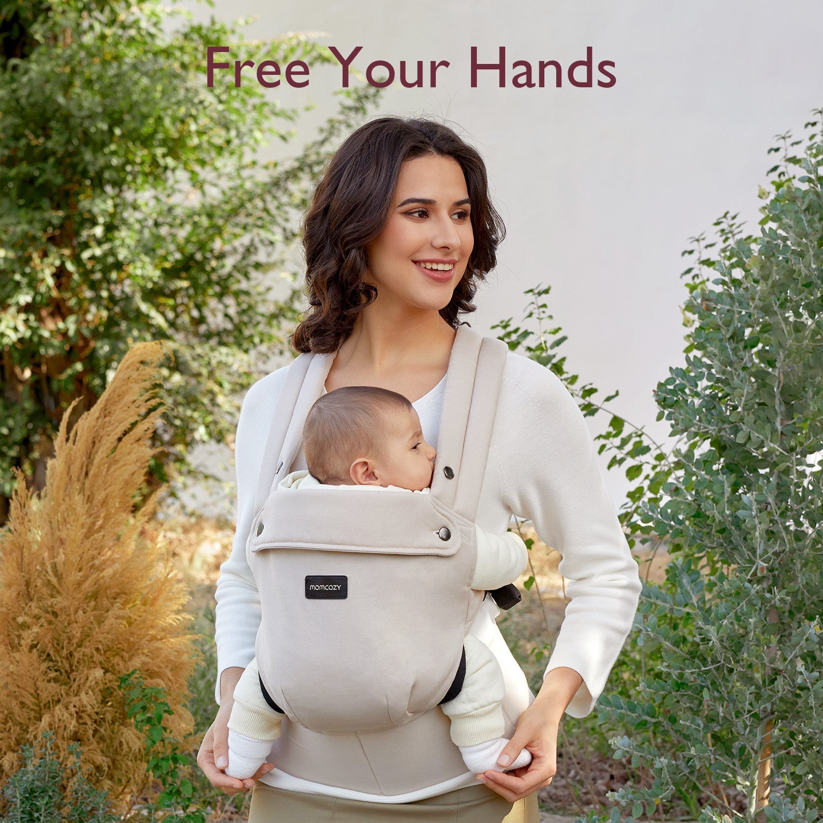 PureHug Baby Carrier  - Khaki Color