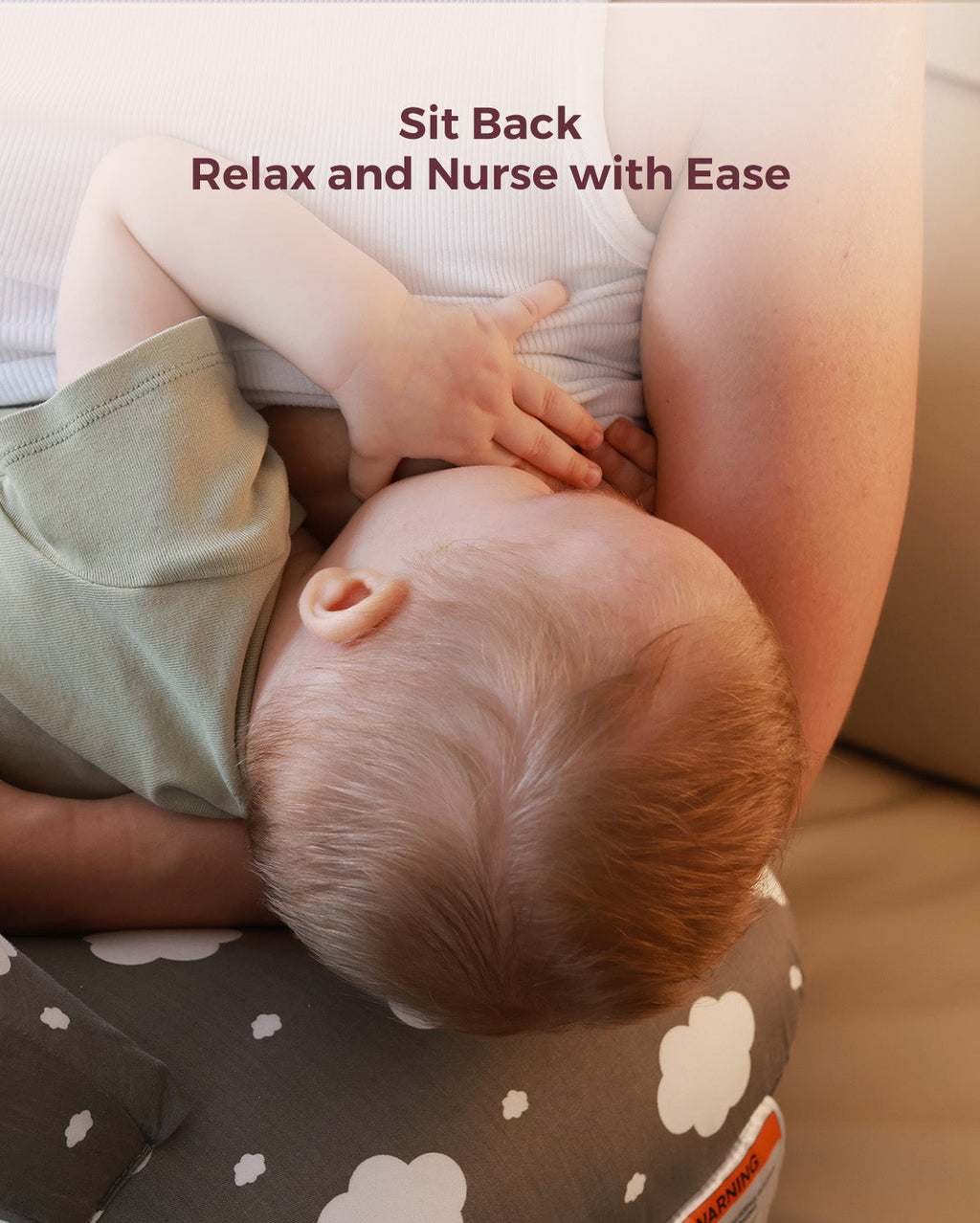 Multifunctional and Adjustable Nursing Pillow - Light Pink