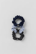 Fresh Mini Scrunchie 3-Pack - Winter Frost/Navy/Anthracite
