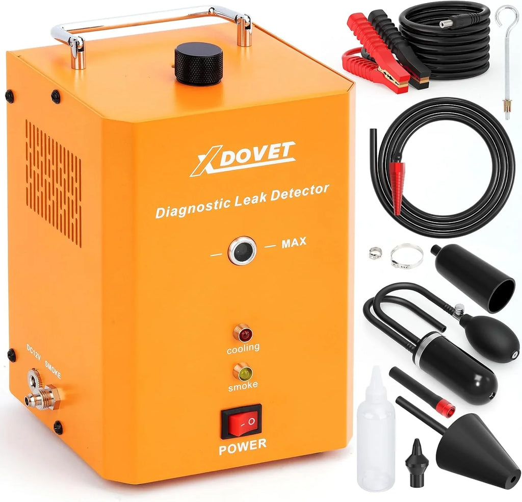 Professional Evap Smoke Machine Leak Detector, XDOVET KSD-204 Automotive Smoke Machine, Smoke Tester for Cars,Vehicles Motorcycles, Trucks