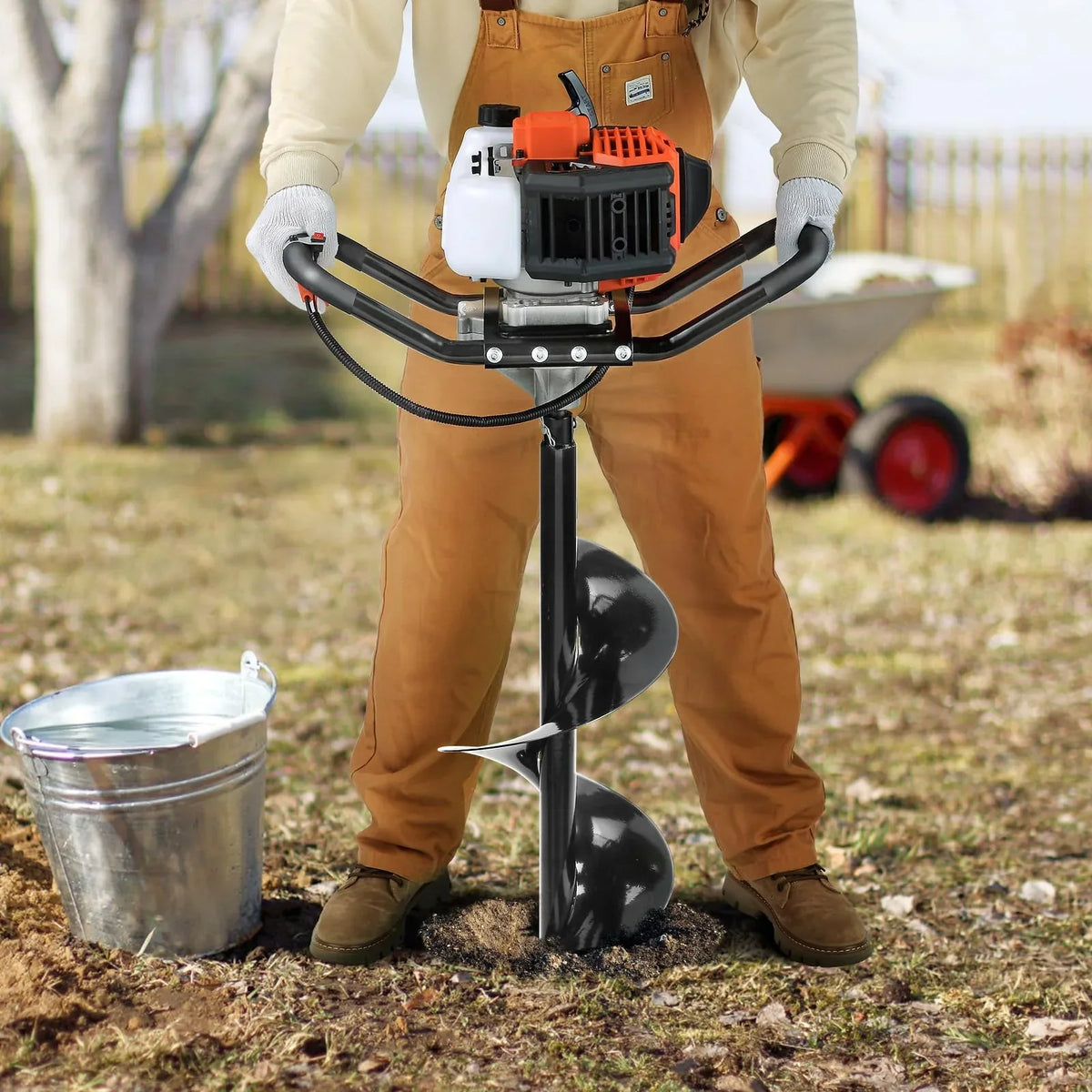 52cc 1450W Auger Post Hole Digger