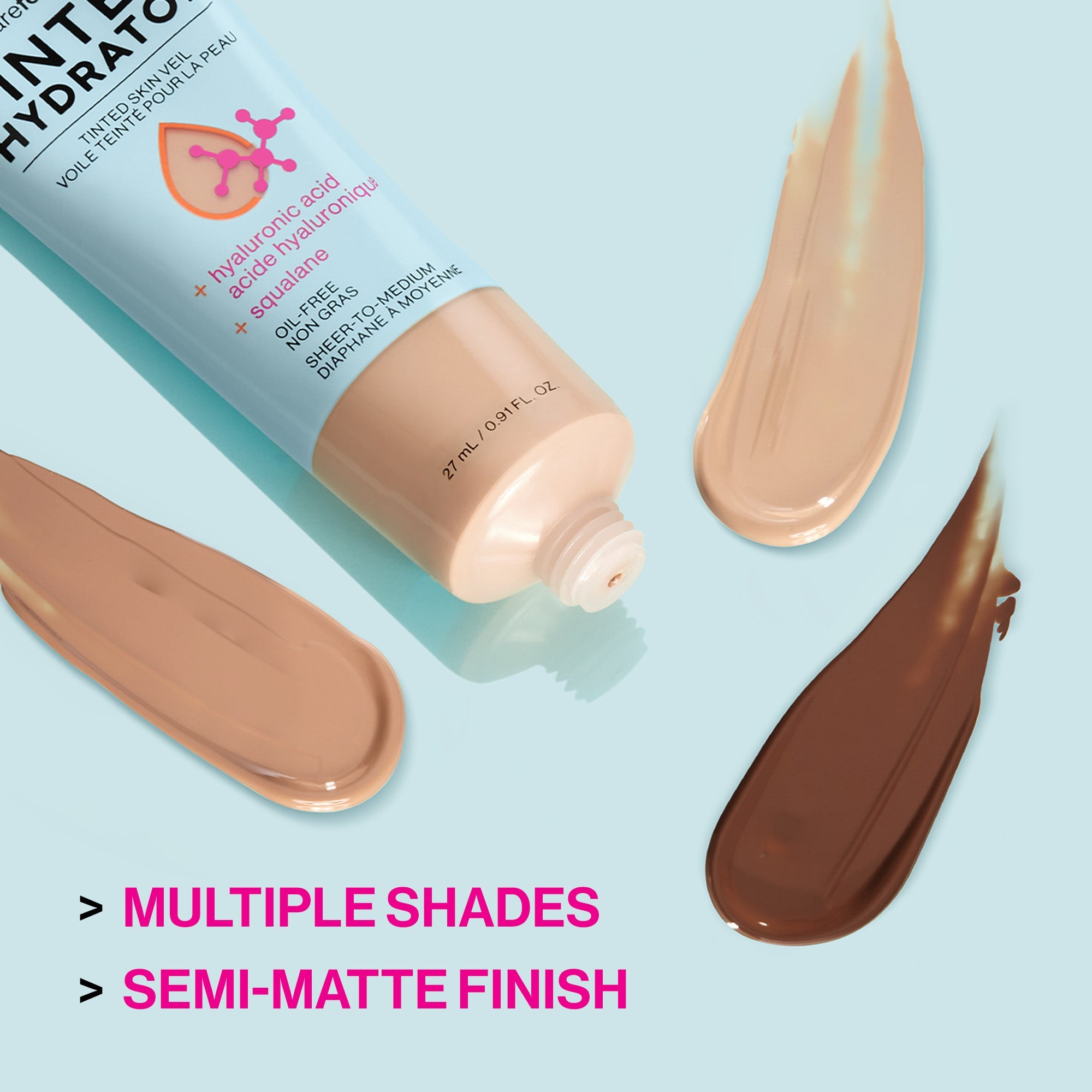 Bare Focus Tinted Hydrator Tinted Skin Veil | Deep