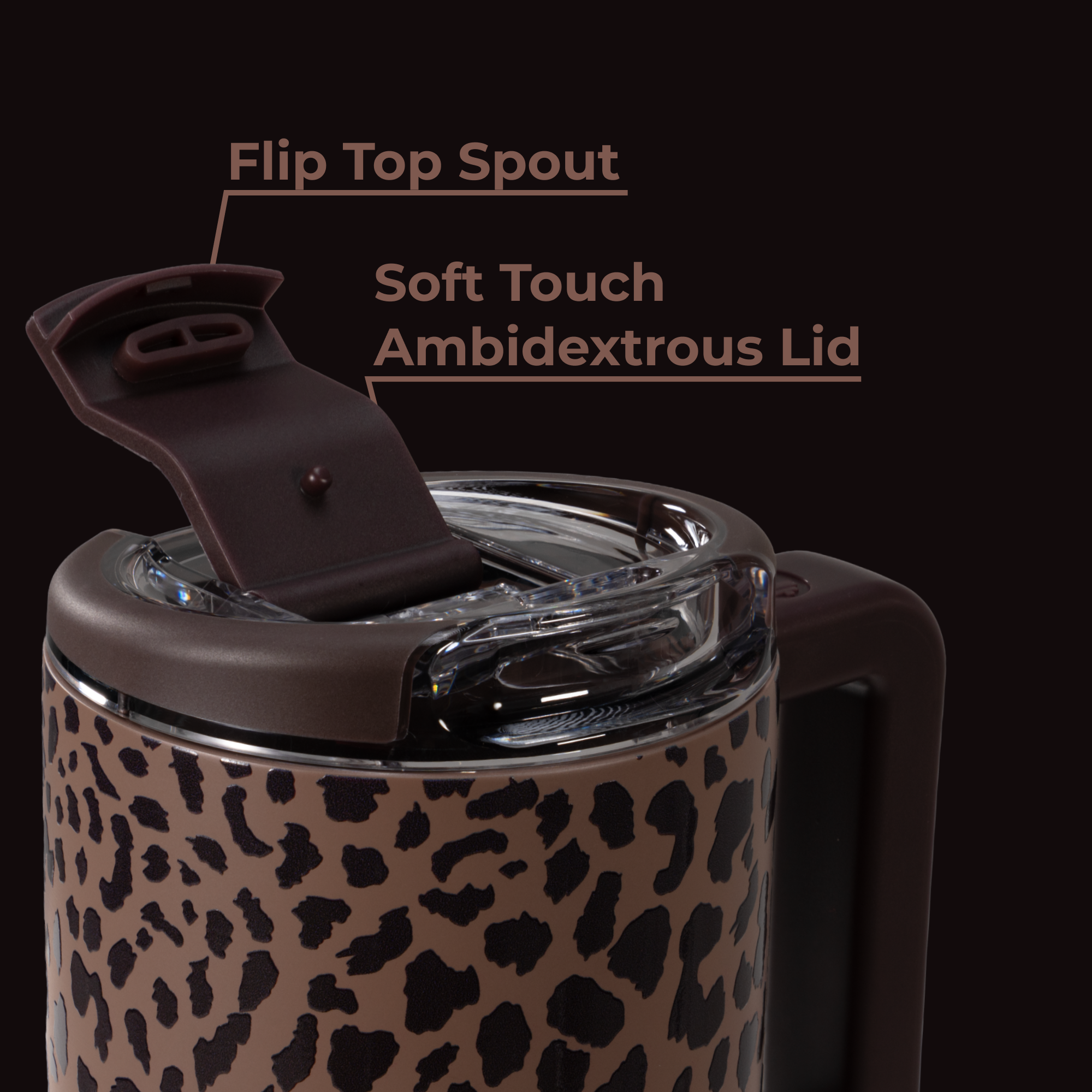 Brown Leopard - Coffee Traveler | B2FKYK01