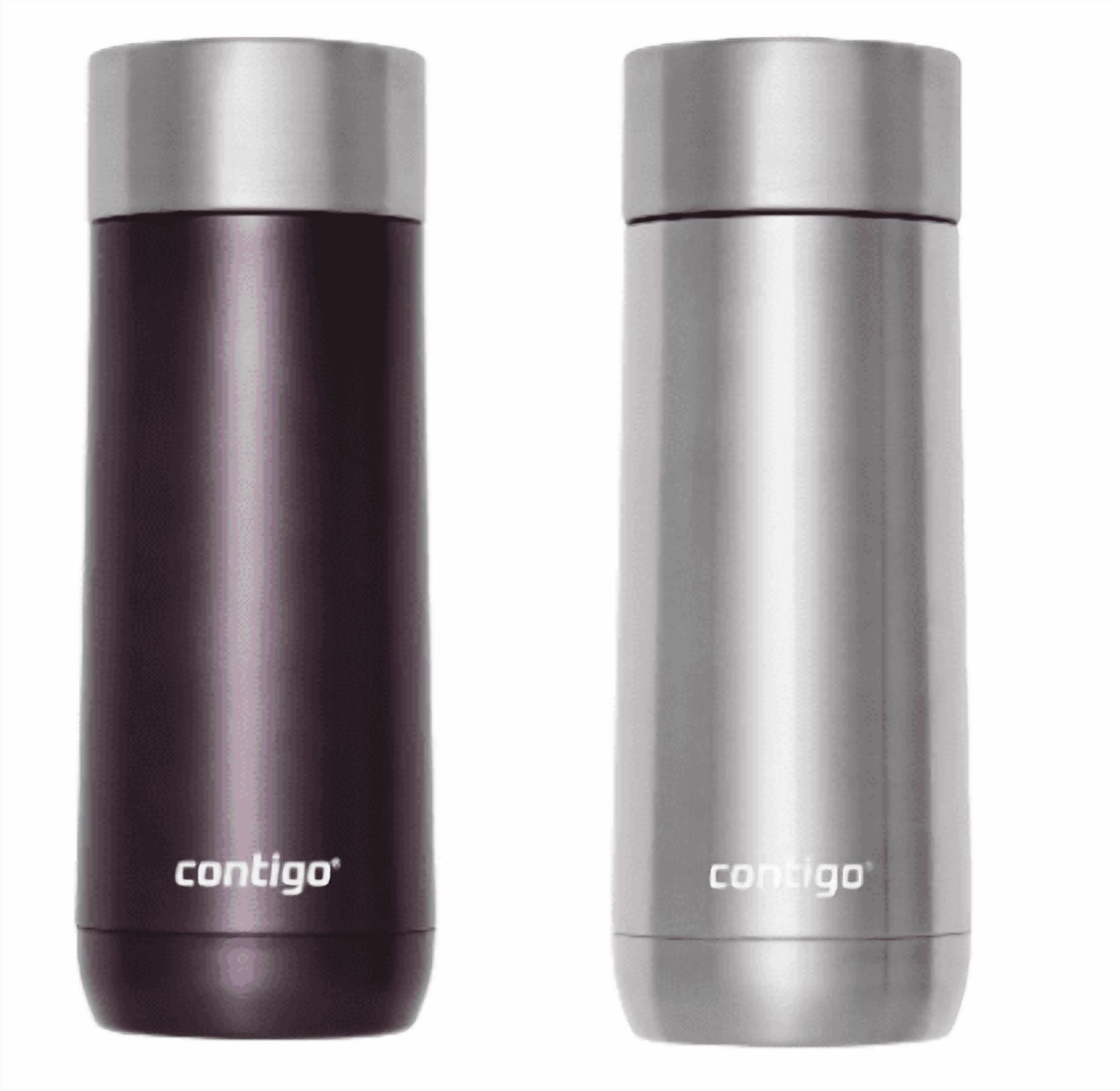 Contigo Luxe 14 oz. Travel Mug, 2 pk. - Dark Plum and Stainless Steel