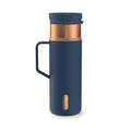 Contigo 20 oz Stainless Steel Travel Mug Tumbler – Leak-Proof Insulated Coffee Mug, Keeps Drinks Hot, Side Handle, Dark Blue/Bronze