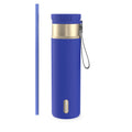 Contigo SnapSeal 24 oz Leakproof Stainless Steel Water Bottle with Carrying Strap and Reusable Straw