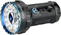 2 rechargeable handheld flashlights with 14000 lumens ultra-bright light and 3 times built-in battery pack for home, outdoor and emergency use.