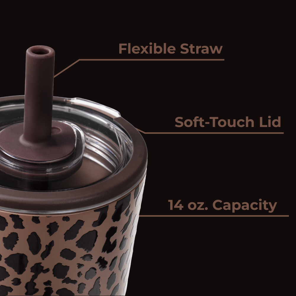 Brown Leopard - Everyday Tumbler 14oz | B2U2LYKX