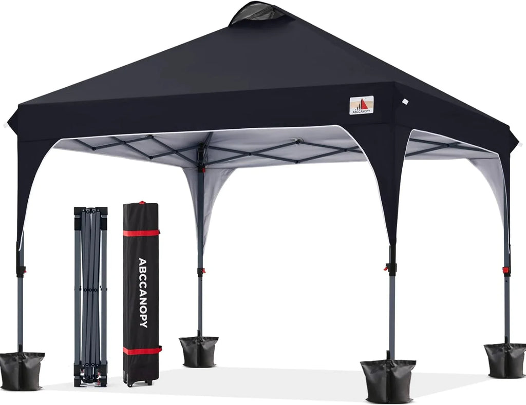 Outdoor retractable sunshade tent (10x10) camping sun shelter series, grey version