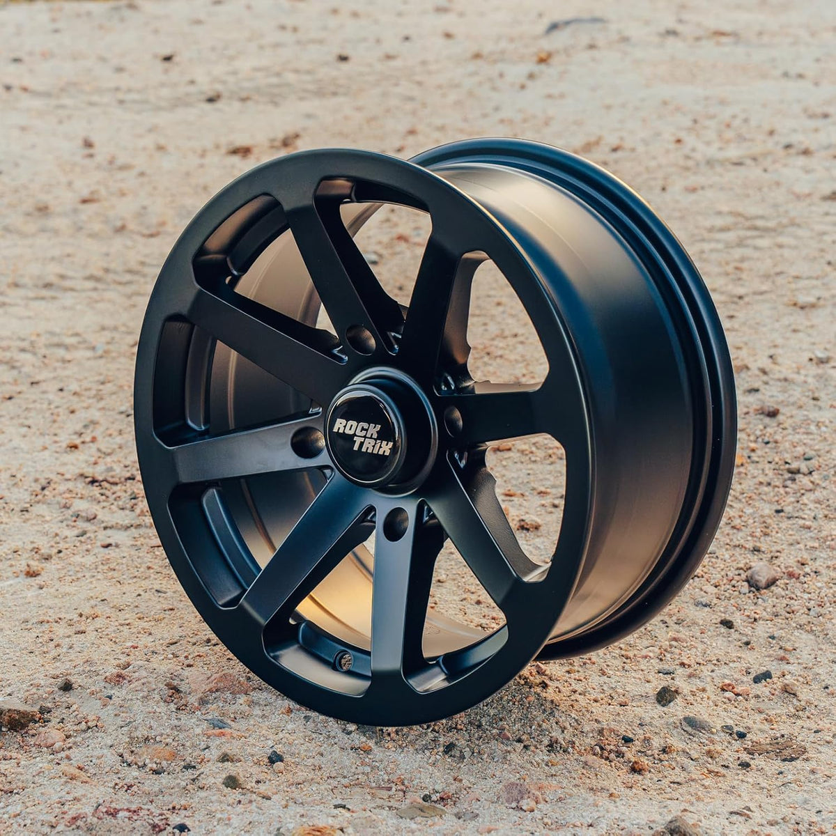RT102 15in Wheels 15x7 4x137, 4 3 Offset, ATV UTV SxS Rims, Compatible with Can Am Commander Max Defender Max Pro Maverick X3 Maverick Trail, 4/137 Matte Black, Set of 4