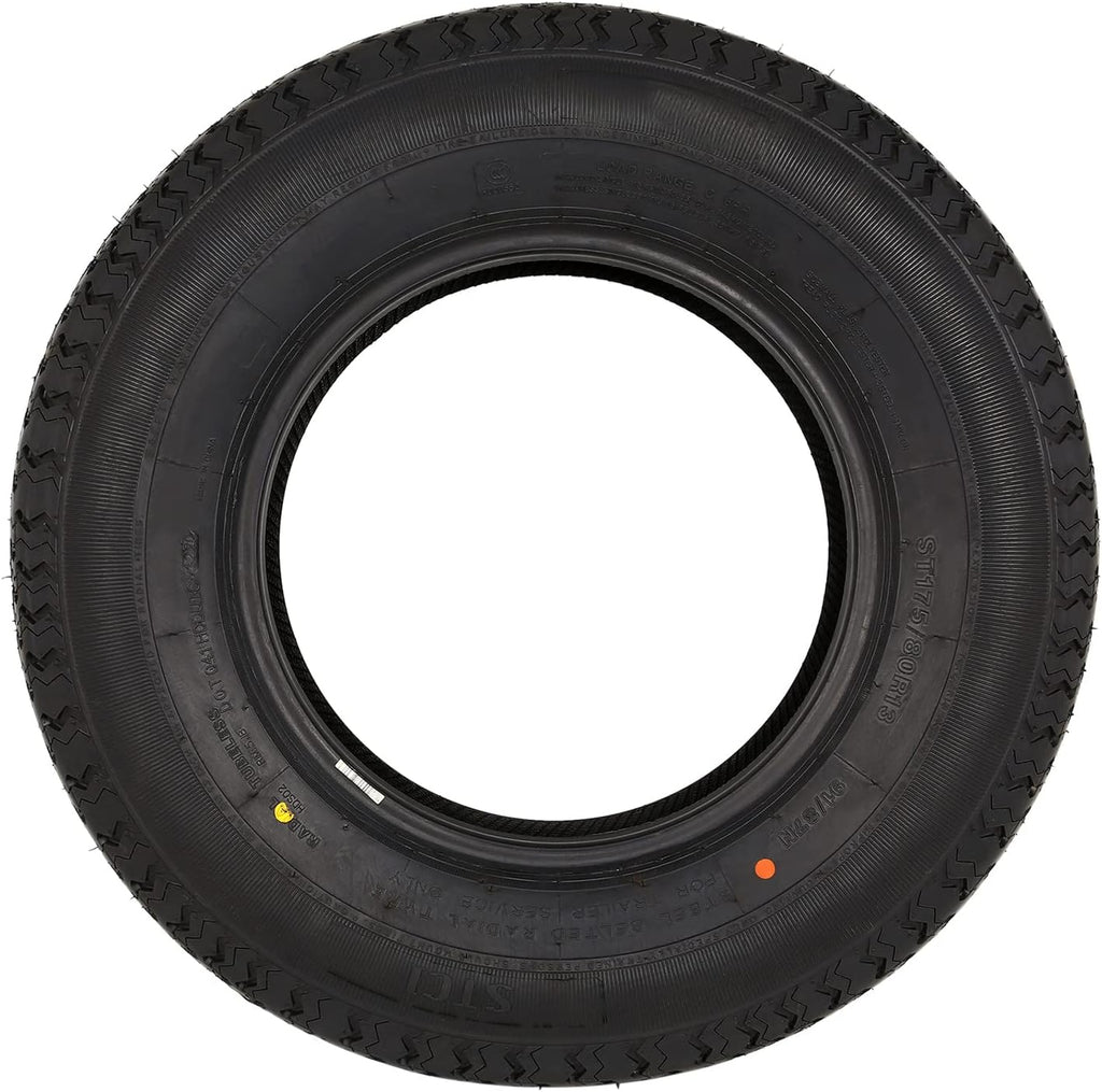 Set of 4 ST225/75R15 Radial Trailer Tire, ST225-75R15 ST 225/75R15, 10 Ply Load Range E, 117N
