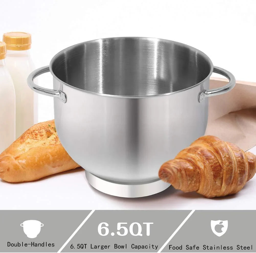 Vertical mixer, power 900 watts, capacity 8 gallons, large kitchen mixer, kitchen electric mixer with dough hook, whisk and stirring rod (blue, 8 gallons)