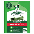 Greenies Original Flavor Adult Natural Dental Dog Treats Regular Size, 24 oz Pack (24 Count)