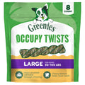 Greenies Occupy Twists Natural Dog Treats Large Breed, Chicken Flavor, 17.1 oz. Pack, 8 Count