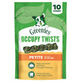 Greenies Occupy Twists Natural Dog Treats Petite Size, Chicken Flavor, 8.75 oz. Pack, 10 Count