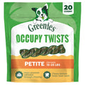 Greenies Occupy Twists Chicken Flavor Natural Dog Treats Petite Size, 17.5 oz Pack (20 Count)