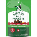 Greenies Pill Pockets for Dogs Hickory Smoke Large, Capsule Size Soft Dog Treats, 7.9 oz (30 Pk)