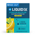 Liquid I.V. Lemon Lime Hydration Multiplier Powdered Electrolyte Drink Mix, 12 Count Packets