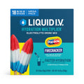 Liquid I.V. Popsicle Firecraccker Hydration Multiplier Powdered Electrolyte Drink Mix, 18 Count Packets
